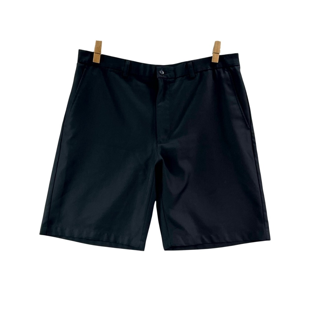 Ben Hogan Performance Shorts Men's 38 Black Flat Front Golf Classic Sportswear
